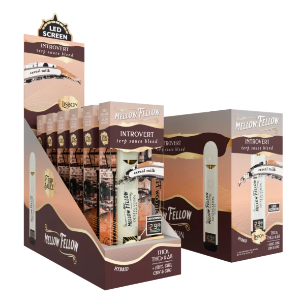 Mellow Fellow Terp Sauce Disposable Vape 2ml Introvert Blend Cereal Milk (hybrid)