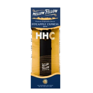 Mellow Fellow Premium Vape Disposable 2ml HHC Pineapple Express (hybrid)