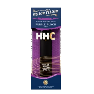 Mellow Fellow Premium Vape Disposable 2ml HHC Purple Punch (indica)