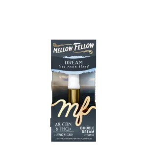 Mellow Fellow Live Resin Vape Cartridge 2ml Dream Blend Double Dream (hybrid)