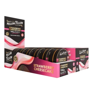 Mellow Fellow THCP Bursts 10pc Edibles 25mg Strawberry Cheesecake