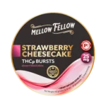 Mellow Fellow THCP Bursts 10pc Edibles 25mg Strawberry Cheesecake
