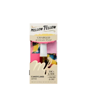 Mellow Fellow Premium Vape Cartridge 2ml Charged Blend Candyland (hybrid)