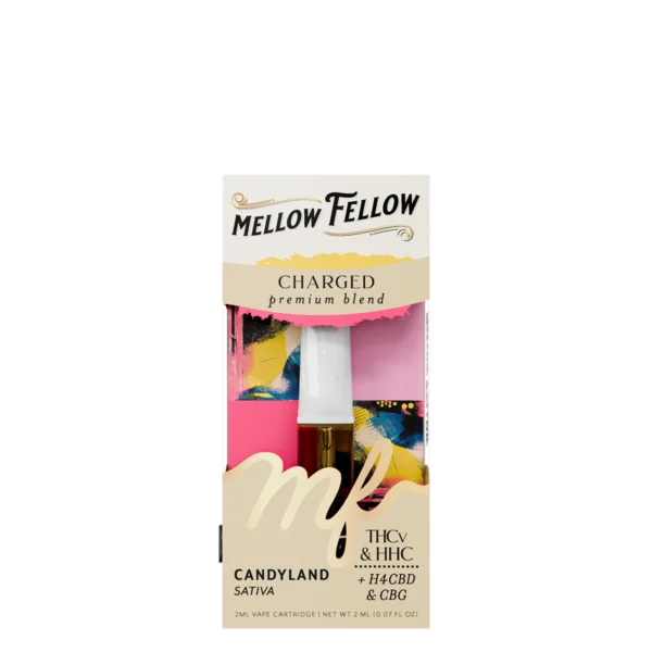 Mellow Fellow Premium Vape Cartridge 2ml Charged Blend Candyland (hybrid)