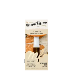 Mellow Fellow Premium Vape Cartridge 2ml Clarity Blend Serious Six (sativa)