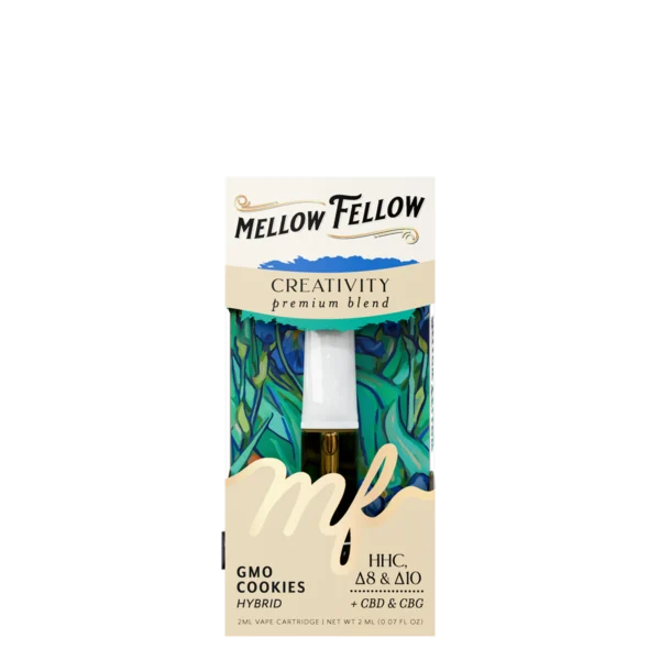 Mellow Fellow Premium Vape Cartridge 2ml Creativity Blend GMO Cookies (hybrid)