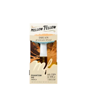 Mellow Fellow Premium Vape Disposable 2ml Dream Blend Phantom OG (indica)
