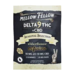 Mellow Fellow Live Resin M-Fusions 2pc Edibles 40mg D9 Seasonal Spring Assortment