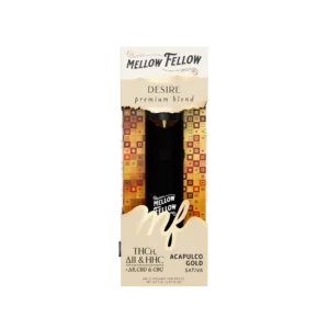 Mellow Fellow Premium Vape Disposable 2ml Desire Blend Acapulco Gold (sativa)