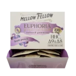 Mellow Fellow M-Fusions 2pc Edibles 100mg Euphoria Blend Fruit Punch