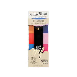 Mellow Fellow Premium Vape Disposable 2ml Charged Blend Wedding Crasher (sativa)