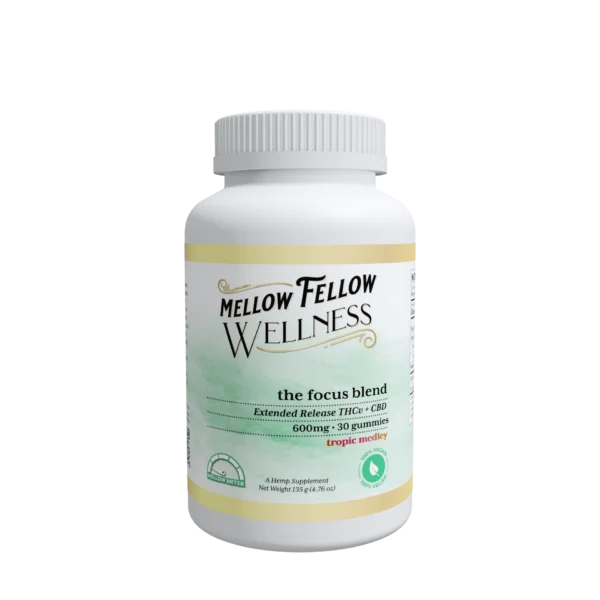Mellow Fellow Wellness 30pc Gummies 600mg Illuminate Blend Tropic Medley
