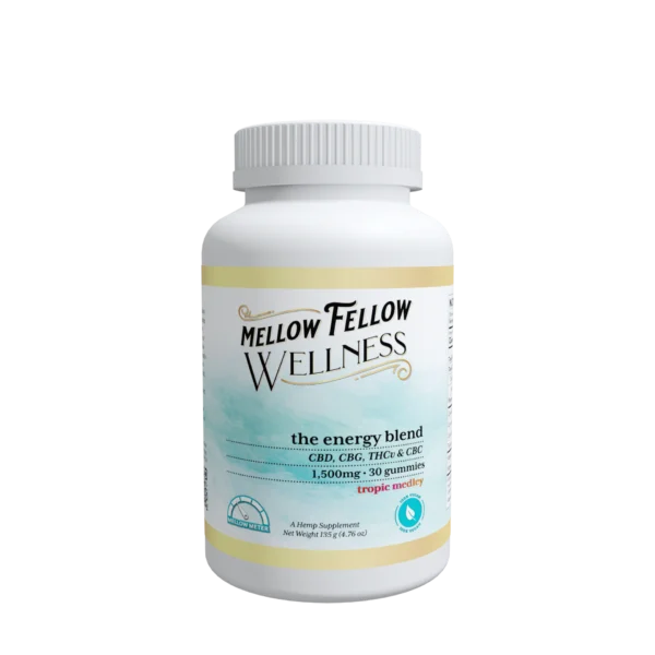 Mellow Fellow Wellness 30pc Gummies 1500mg Momentum Blend Tropic Medley