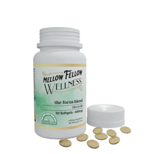 Mellow Fellow Wellness Softgel Capsules 600mg Illuminate Blend