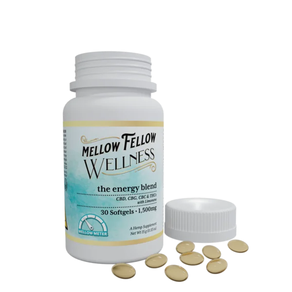 Mellow Fellow Wellness Softgel Capsules 1500mg Momentum Blend