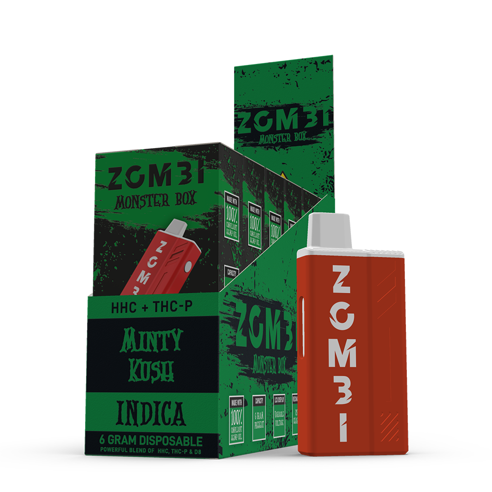 Zombi Disposable Vape 6g HHC Minty Kush 6ct