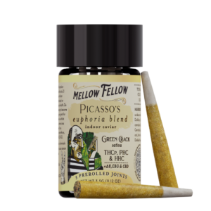 Mellow Fellow Premium Prerolls 3.5g Euphoria Blend Green Crack (Sativa)