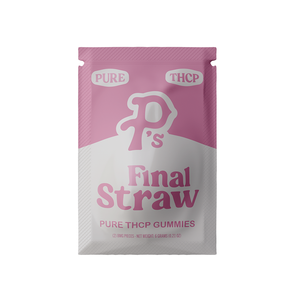 Pushin’ P’s Edibles 16mg THCP Final Straw 30ct
