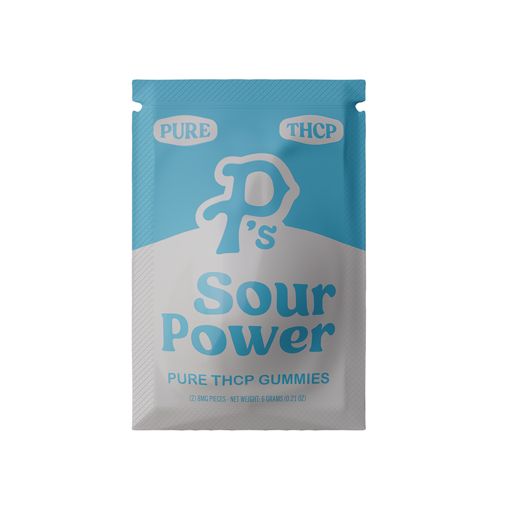 Pushin’ P’s Edibles 16mg THCP Sour Power 30ct