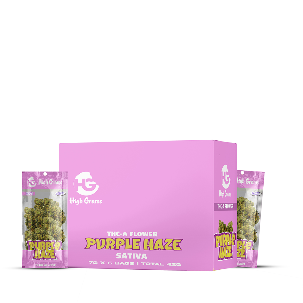 High Grams Flower 7g THCa Purple Haze 6ct