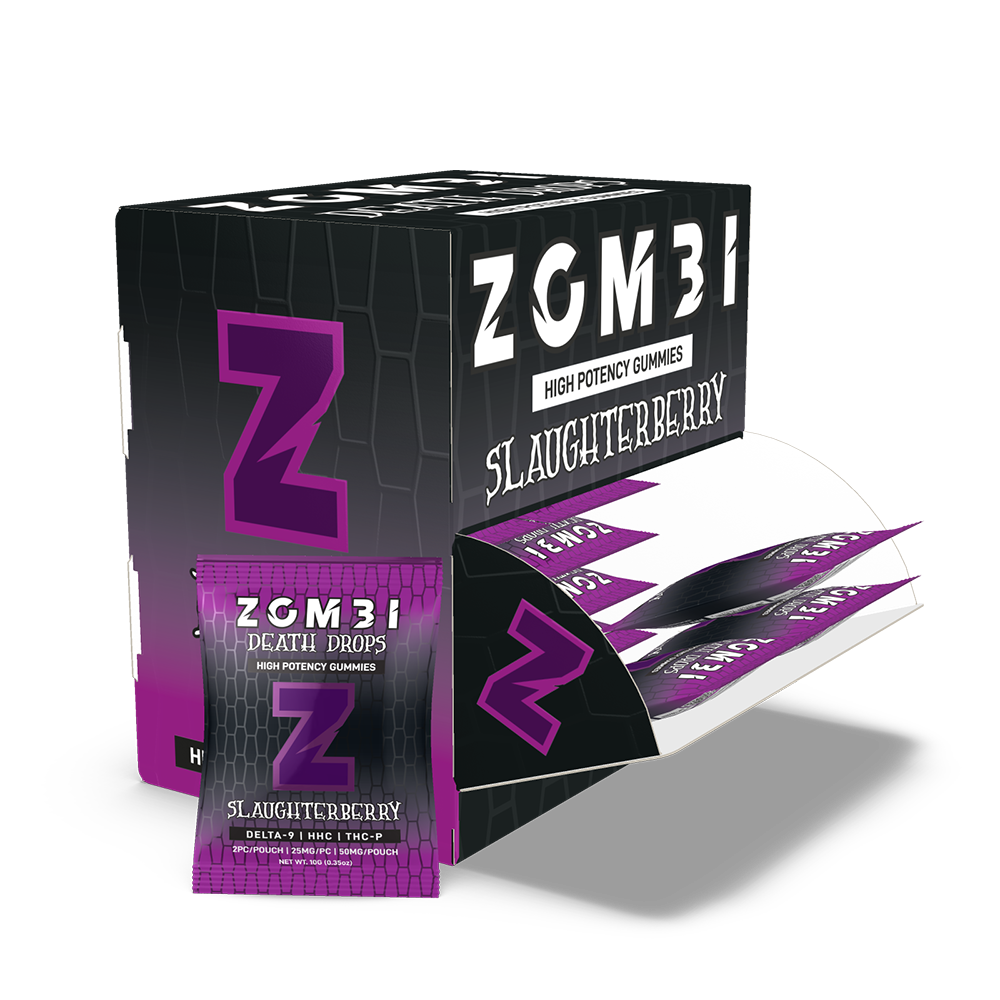 Zombi Edibles 1500mg D9 + THCp Slaughterberry 30ct