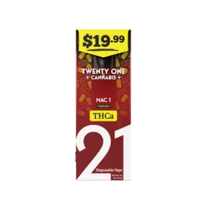 Twenty One Cannabis 19.99 Disposable Vapes 2ML-Mac 1-2