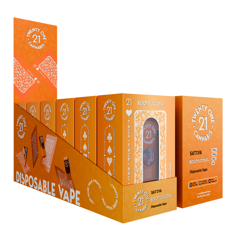 Twenty One Disposable Vape 2ml THCa + THCp Bootylicious (Sativa)