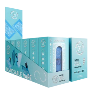 Twenty One Cannabis Disposable Vape 2ml-Crunch Berries-Display Box-1