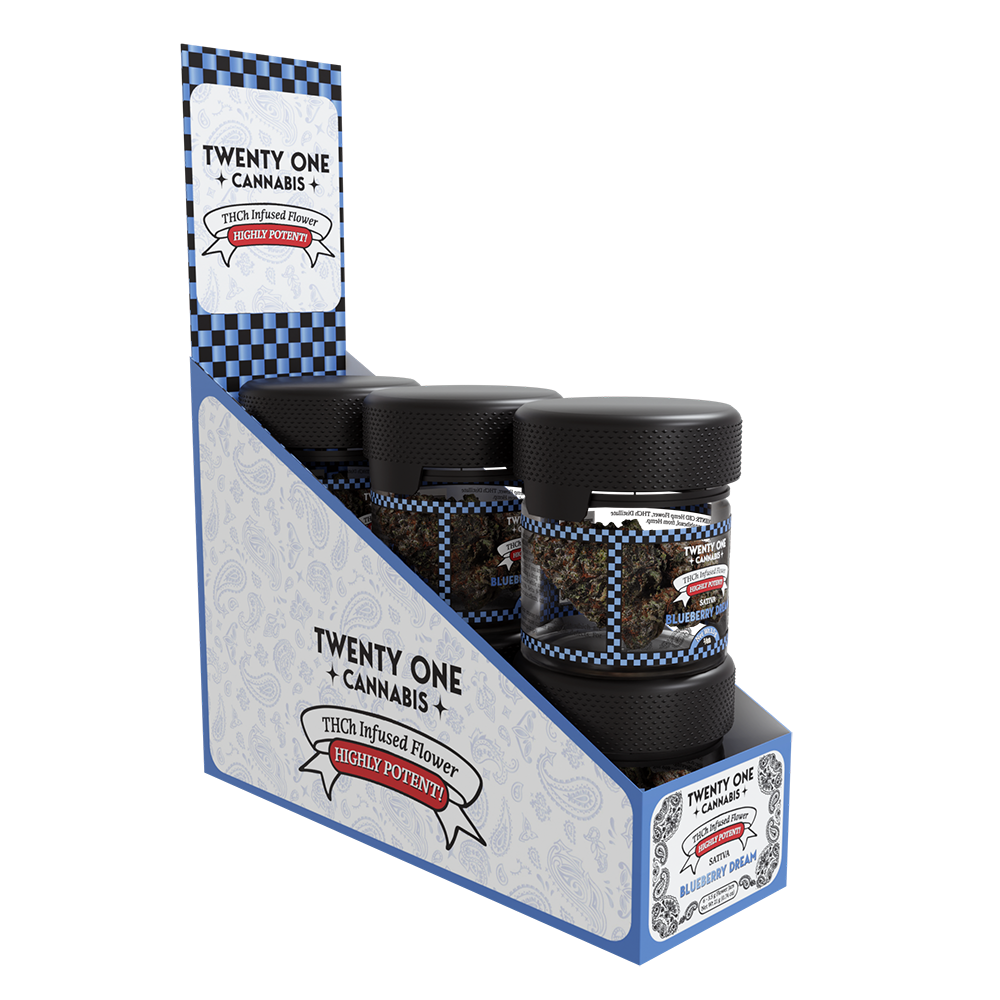 Twenty One Infused Flower 3.5g THCh Blueberry Dream (Sativa)