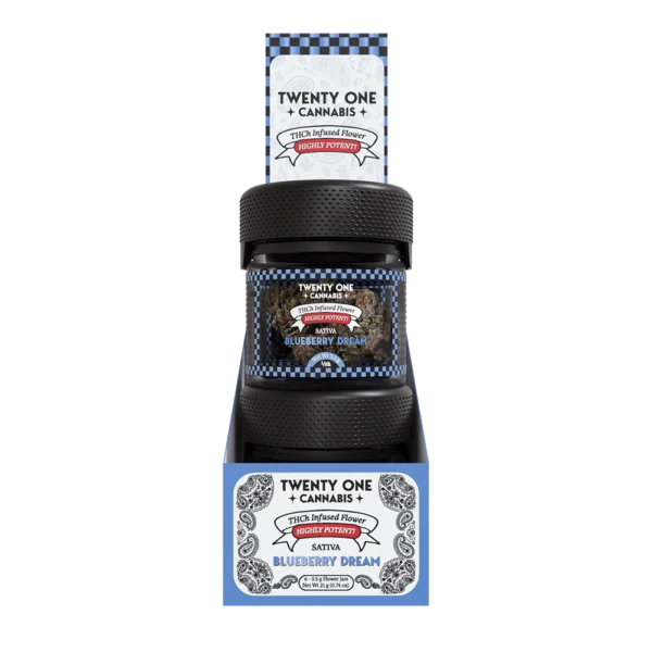 Twenty One Cannabis Infused Flower THCh 3.5g_Blueberry-Dream-POP-2