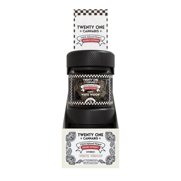 Twenty One Cannabis Infused Flower THCh 3.5g_White-Widow-POP-2