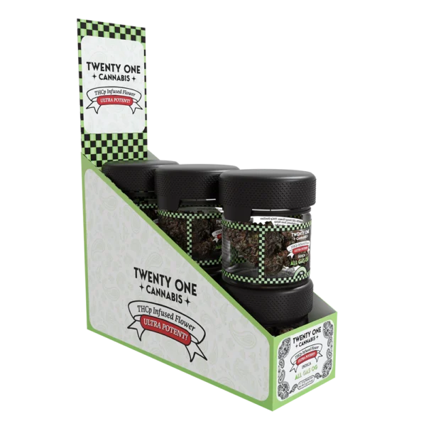Twenty One Cannabis Infused Flower THCp 3.5g_Gas-OG-POP-1