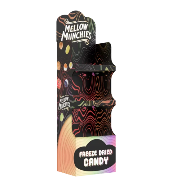 Mellow Munchies Merchandise Floor Display