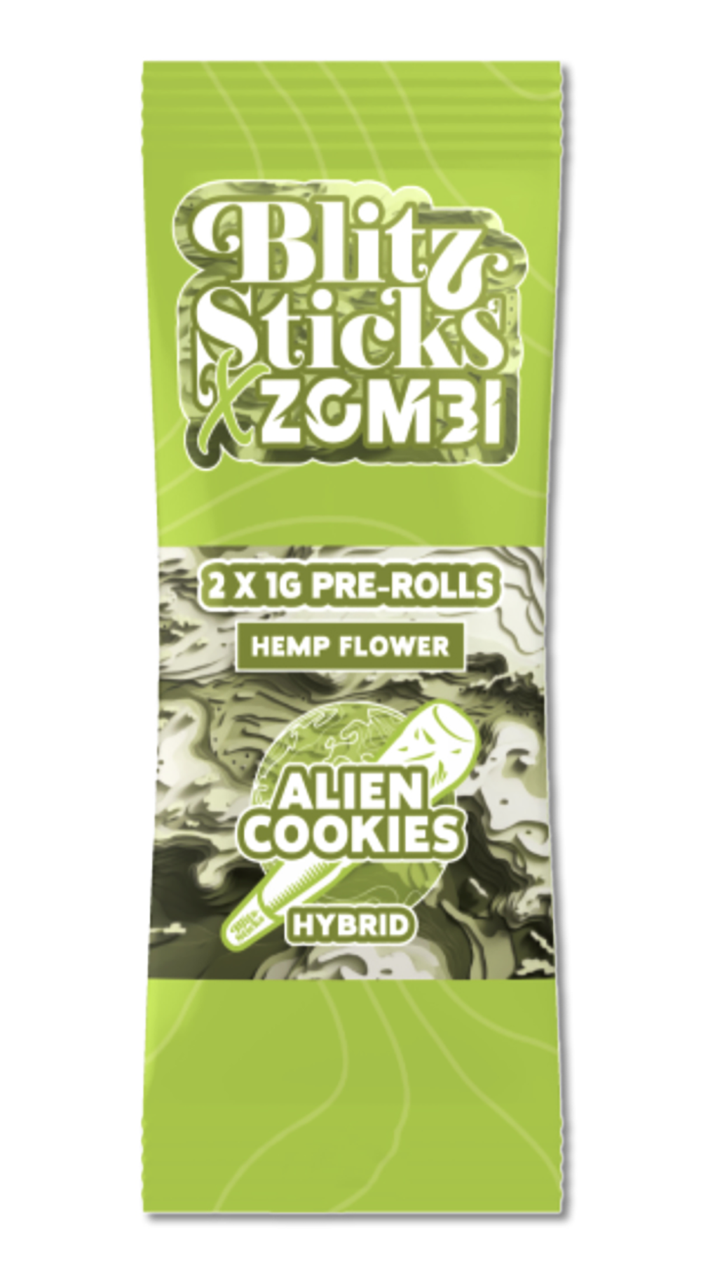 Zombi Preroll 2g THCp Blend Alien Cookies 10ct