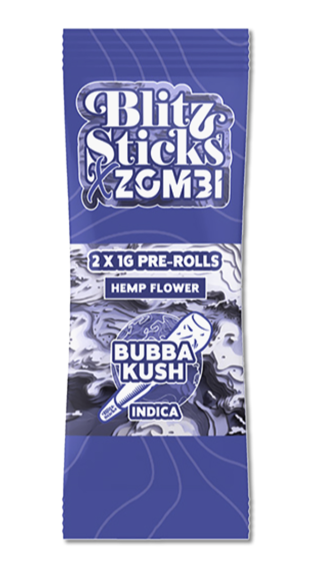 Zombi Preroll 2g THCp Blend Bubba Kush 10ct