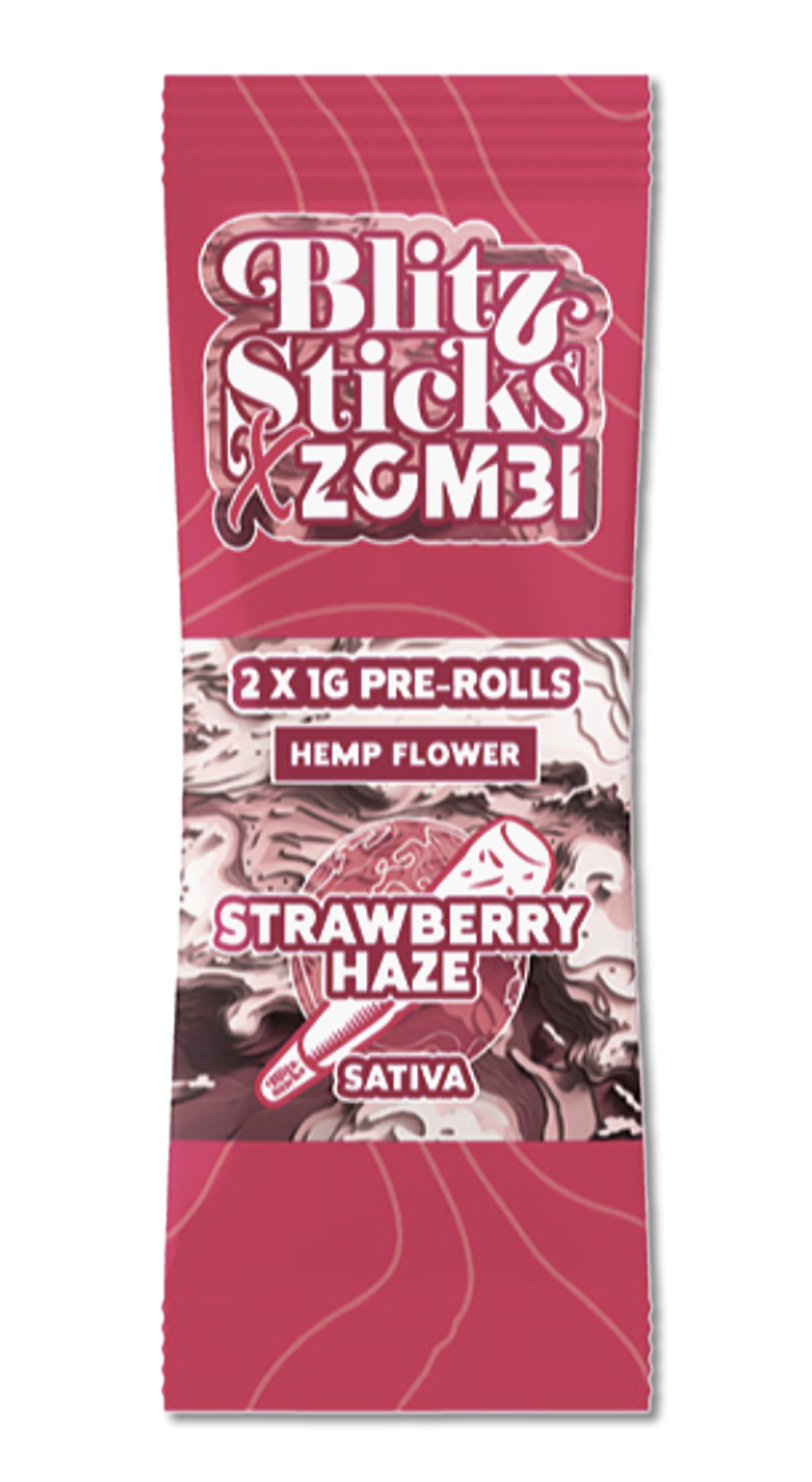 Zombi Preroll 2g THCp Blend Strawberry Haze 10ct