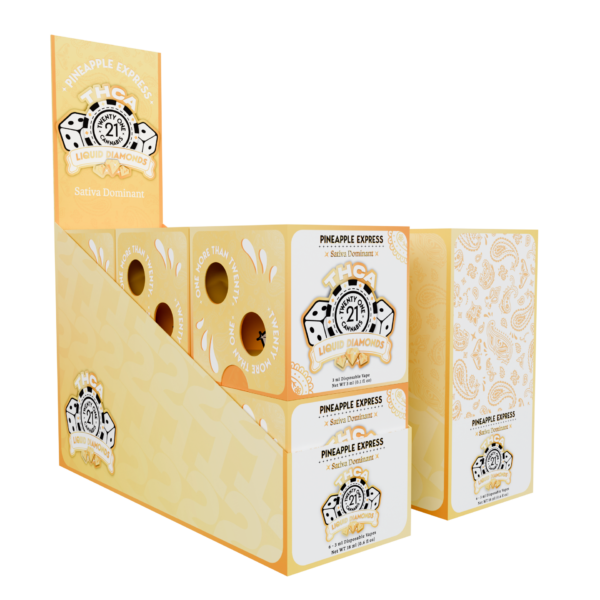 Twenty One Cannabis Vape Disposable 3ml THCA Pineapple Express (sativa)
