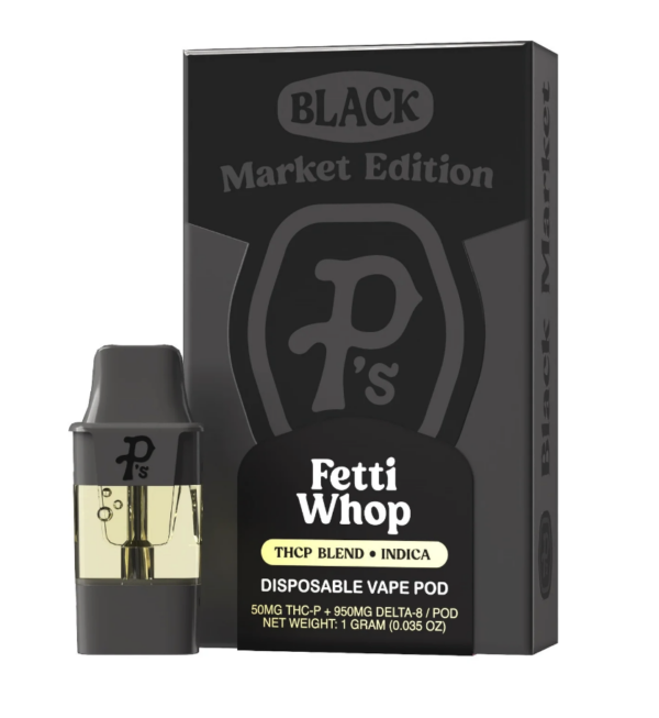 Pushin’ P’s Pack O Pods Vape Disposable 1ml THCP Fetti Whop 6ct