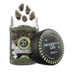 Twenty One Cannabis Exotic Flower 7g THCA Presidential OG (indica)
