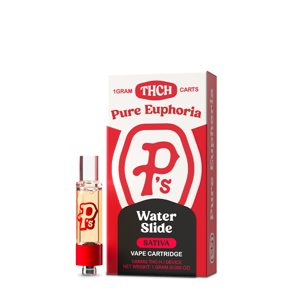 Pushin’ P’s Vape Cartridge 1g THCh Water Slide 6ct