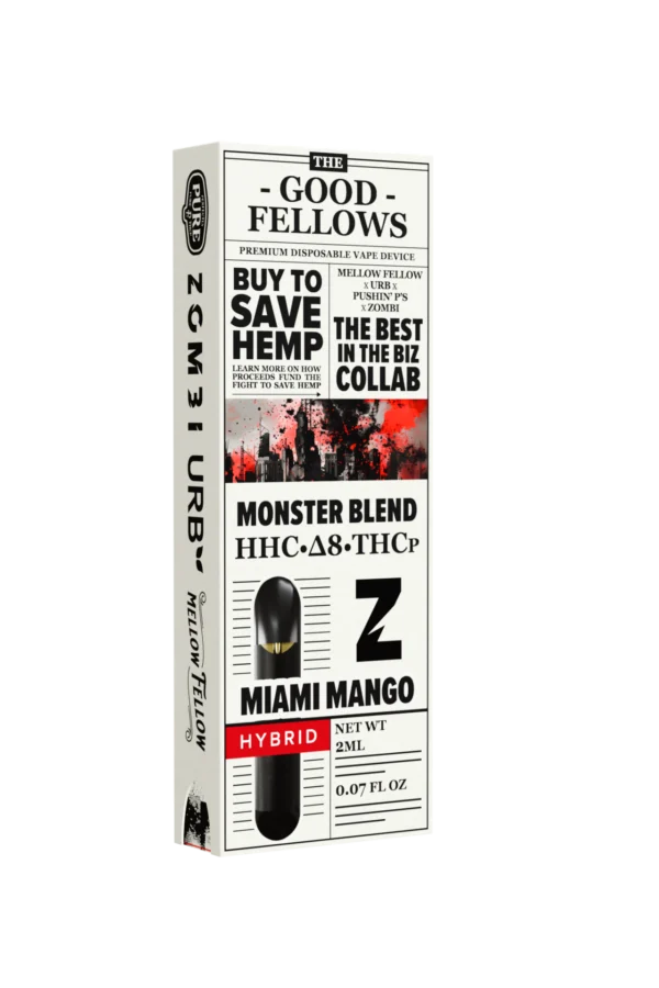 Good Fellows Disposable Vape 2ml Monster Blend Miami Mango (hybrid)
