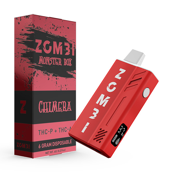 Zombi Monster Box Disposable Vape 6ml THCP/THCA Chimera 6ct