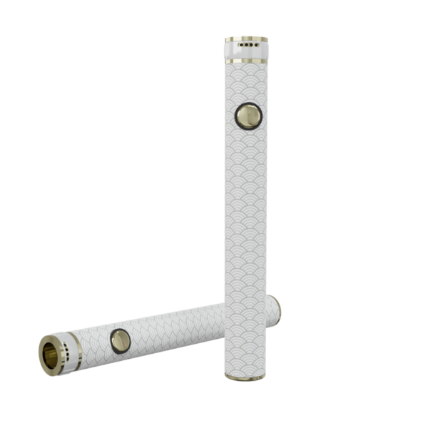 Mellow Fellow 510 Vape Cartridge Airflow Battery White/Gold