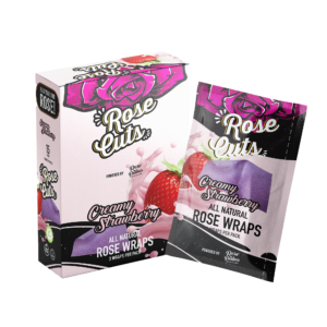 Rose Cuts Accessories Wrap Creamy Strawberry Purple 15ct