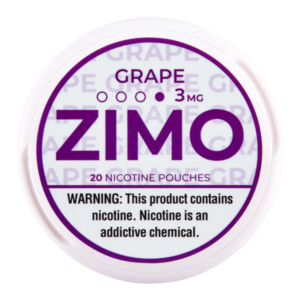 ZIMO Nicotine Pouches 3mg Grape 5ct
