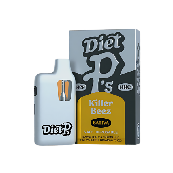 Pushin P’s Diet P’s Vape Disposable 2ml THCP/HHC Killer Beez 6ct