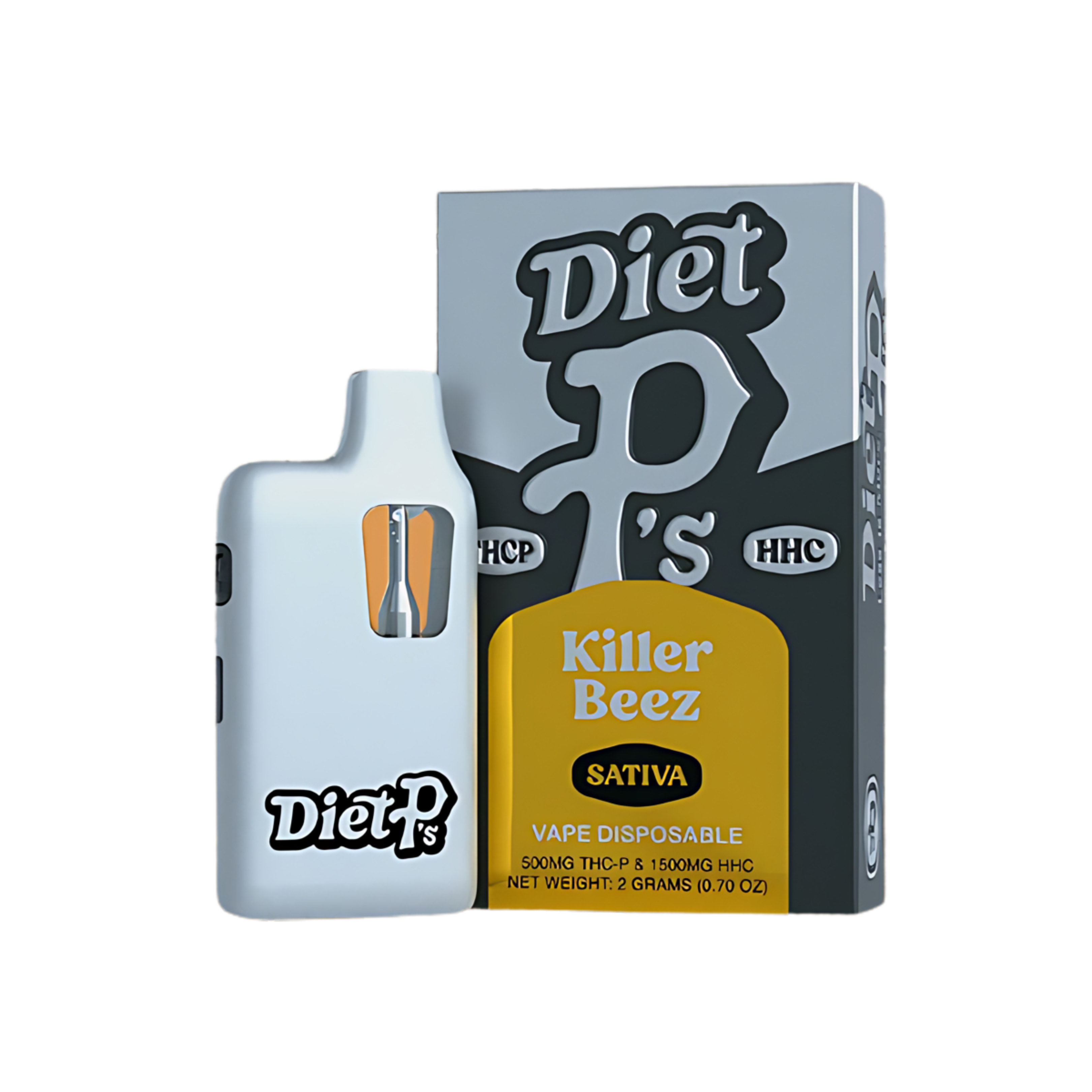 Pushin P’s Diet P’s Disposable Vape 2ml THCP/HHC Killer Beez 6ct