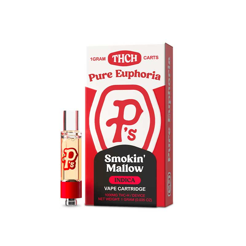 Pushin’ P’s Vape Cartridge 1g THCh Smokin Mallow 6ct