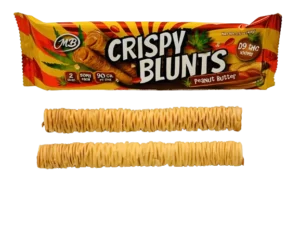 Crispy Blunts 2pc Edibles 100mg D9 Peanut Butter 10ct