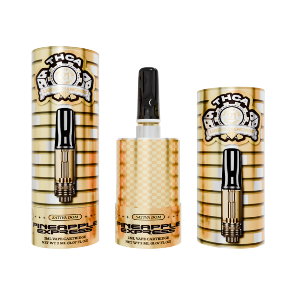 Twenty One Cannabis Vape Cartridge 2ml THCA Pineapple Express (Sativa)